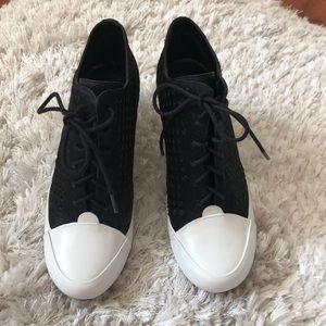 10 crosby Derek Lam haircalf lace up booties 6.5